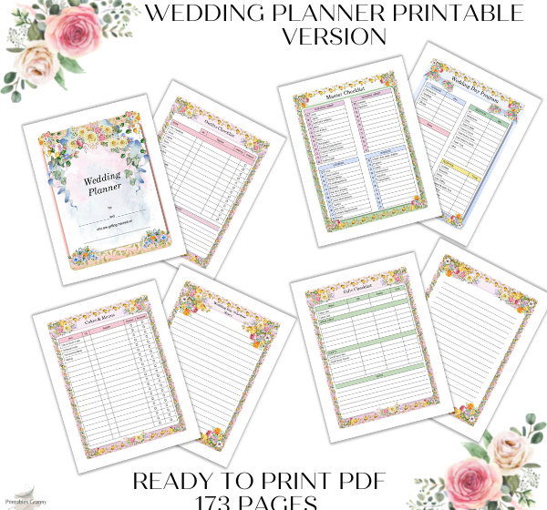 Print Wedding Planner