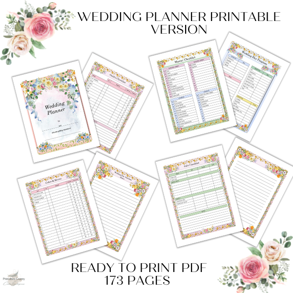 Print Wedding Planner
